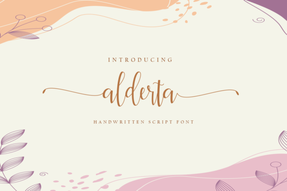 Alderta: The Elegant Handwritten Font for Branding