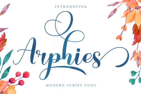 Arphies: The Script Handwritten Font for Elegant Branding