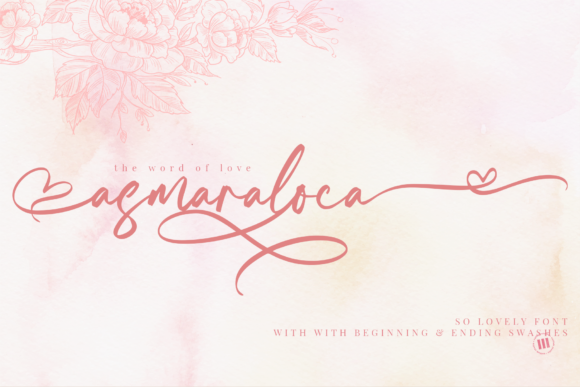 Asmaraloca Typeface for Elegant Editorial Design