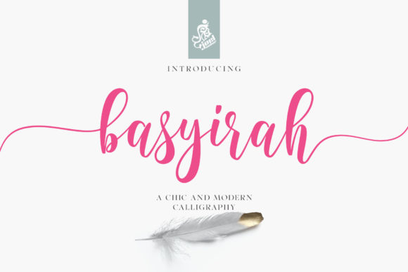Basyirah Font: Chic Handwritten Style for Makers