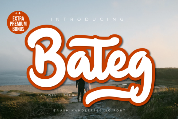 Bateg: The Bold Script Font for Makers