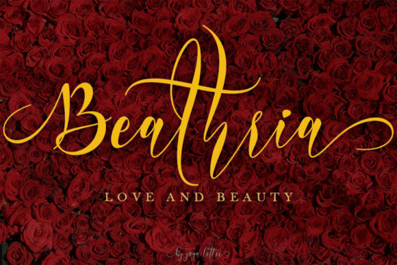 Beathria Font for Elegant Business Branding