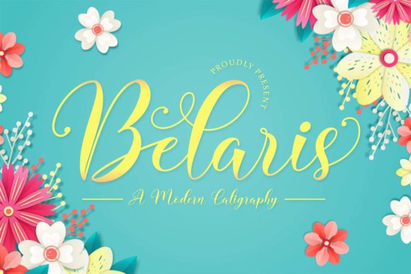 Belaris Font Review for Campaign Design