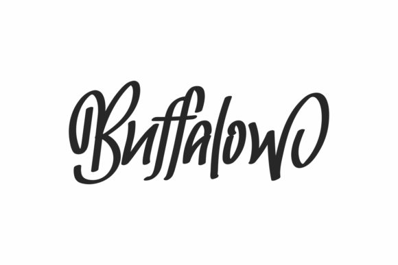 Buffalow: An Elegant Handwritten Font for Editorial Design