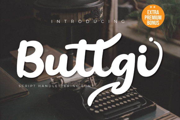 Buttgi: The Handwritten Font for Crafters