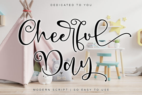 Cheerful Day: An Elegant Script Handwritten Font