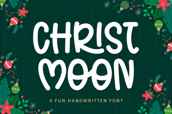 Christ Moon Font Review for Festive Branding