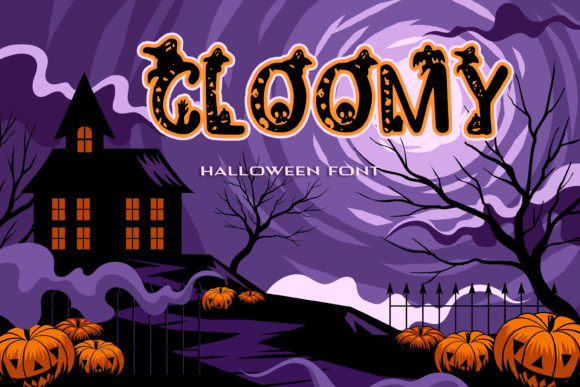Cloomy: A Spooky Handwritten Font for Editorial Design