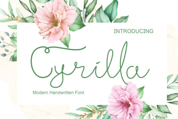 Cyrilla: A Timeless Script Handwritten Font for Editors