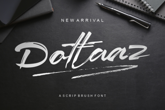 Dottaaz: The Brush Script Font for Bold Campaigns