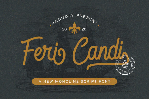 Feri Candi: A Dainty Script Font for Editorial Design
