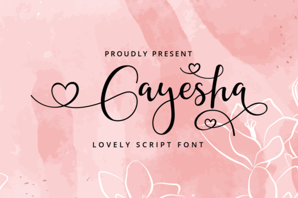 Gayesha Font: Elegant Script for Designers