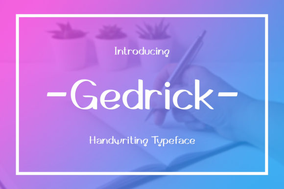 Gedrick Font: Elevate Your Brand Identity