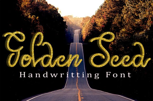 Golden Seed Font for Handmade Brands