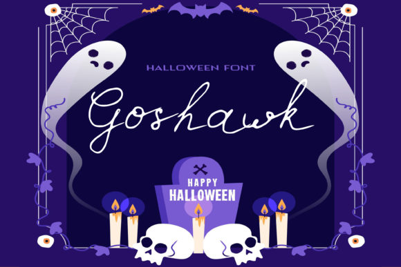 Goshawk Font Review: A Creepy Script for Halloween