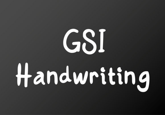 GSI Handwriting Font for Crafters & Sellers