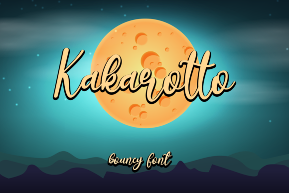 Kakarotto: A Flowing Handwritten Font for Makers