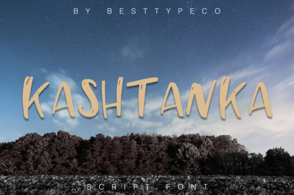 Kashtanka Font: A Premium Handwritten Script for Designers