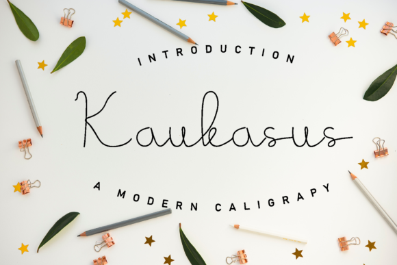 Kaukasus: A Delicate Script Handwritten Font for Editorial Design