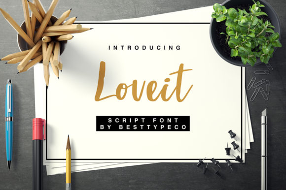 Loveit Font: A Fresh Typeface for Summer Campaigns