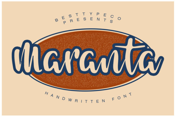 Maranta Font: Bold Script for Makers