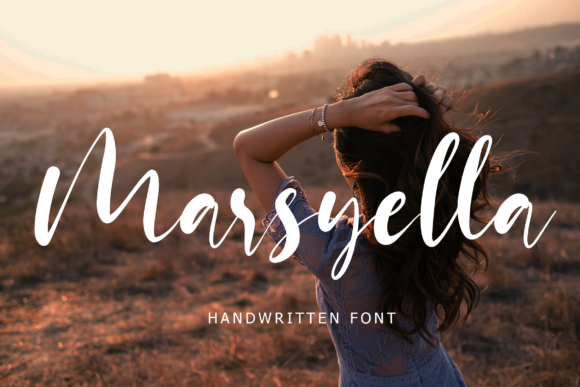 Marsyella: A Delicate Script Font for Editorial Design