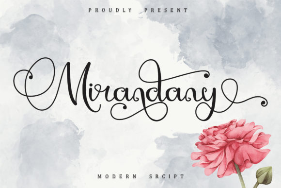 Mirandany: A Modern Script Handwritten Font for Editorial Design