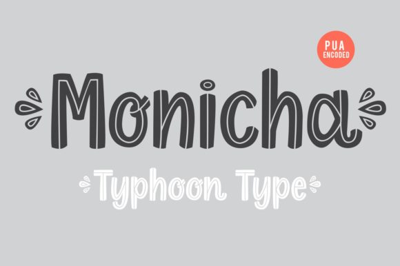 Monicha: A Retro Script Font for Editorial Design