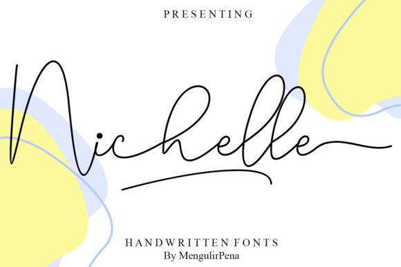 Nichelle: A Delicate Script Handwritten Font for Editorial Design