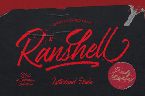 Ranshell: A Flowing Script Font for Branding
