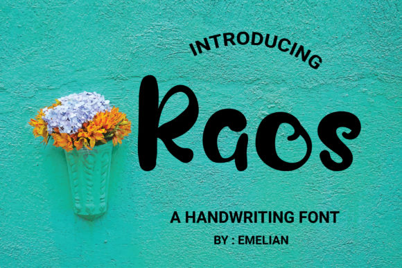 Raos: The Bold Handwritten Font for Campaigns