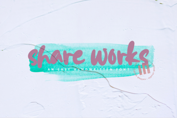 Share Works Font for Joyful Brand Identity