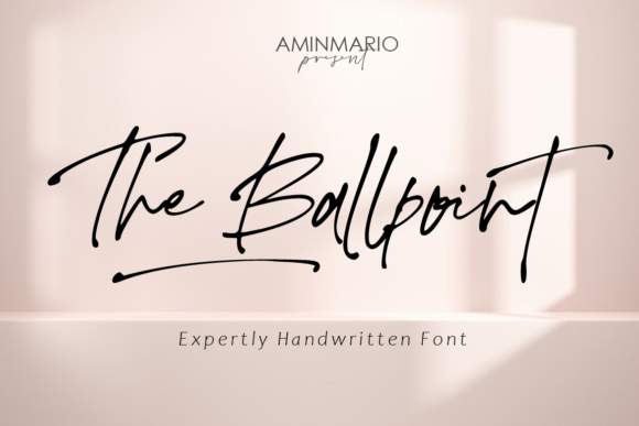 The Ballpoint Font for Authentic Branding