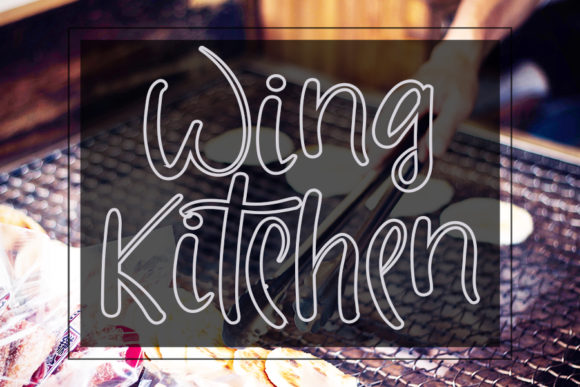 Wing Kitchen Font for Elegant Campaign Design
